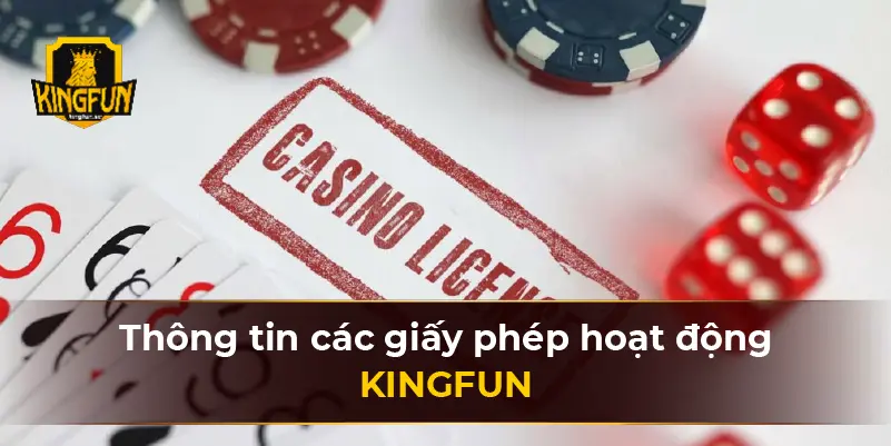 Thông tin các giấy phép hoạt động KINGFUN 